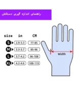 نمای نزدیک دستکش معاینه نیتریل NITEX
